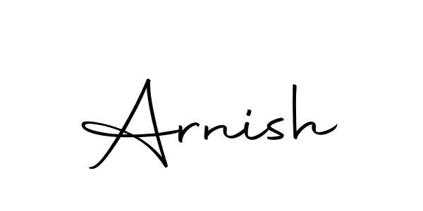 How to make Arnish signature? Autography-DOLnW is a professional autograph style. Create handwritten signature for Arnish name. Arnish signature style 10 images and pictures png