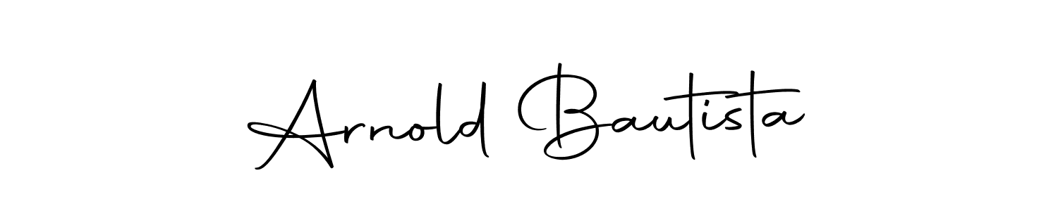 Design your own signature with our free online signature maker. With this signature software, you can create a handwritten (Autography-DOLnW) signature for name Arnold Bautista. Arnold Bautista signature style 10 images and pictures png