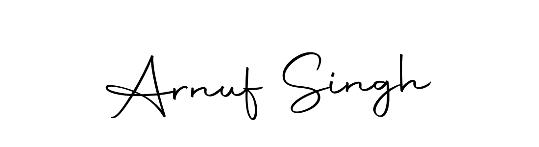 Make a beautiful signature design for name Arnuf Singh. With this signature (Autography-DOLnW) style, you can create a handwritten signature for free. Arnuf Singh signature style 10 images and pictures png
