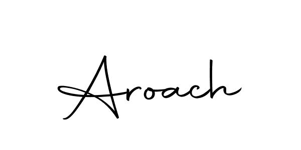 How to make Aroach signature? Autography-DOLnW is a professional autograph style. Create handwritten signature for Aroach name. Aroach signature style 10 images and pictures png