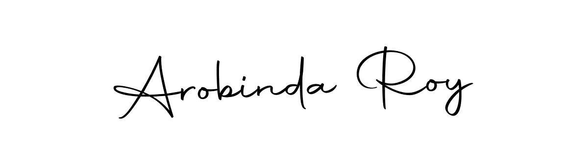 Design your own signature with our free online signature maker. With this signature software, you can create a handwritten (Autography-DOLnW) signature for name Arobinda Roy. Arobinda Roy signature style 10 images and pictures png
