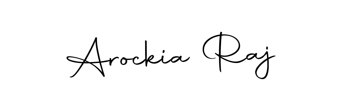 Design your own signature with our free online signature maker. With this signature software, you can create a handwritten (Autography-DOLnW) signature for name Arockia Raj. Arockia Raj signature style 10 images and pictures png