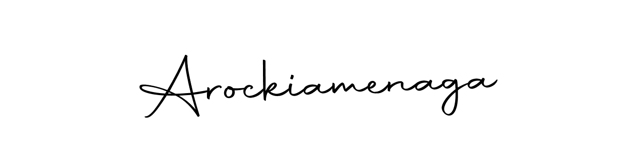 You should practise on your own different ways (Autography-DOLnW) to write your name (Arockiamenaga) in signature. don't let someone else do it for you. Arockiamenaga signature style 10 images and pictures png