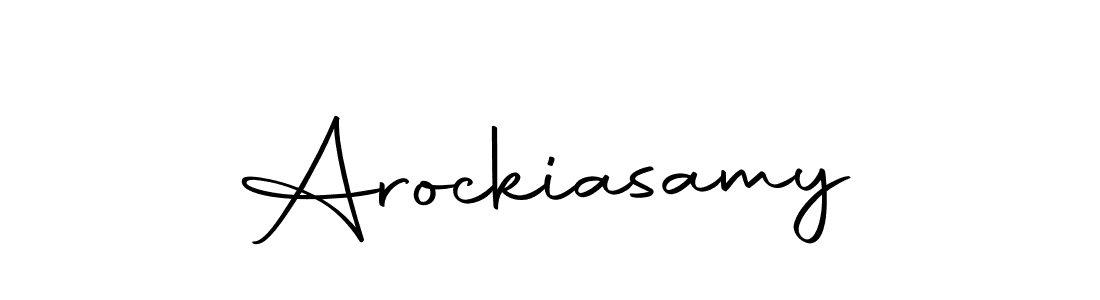 You should practise on your own different ways (Autography-DOLnW) to write your name (Arockiasamy) in signature. don't let someone else do it for you. Arockiasamy signature style 10 images and pictures png