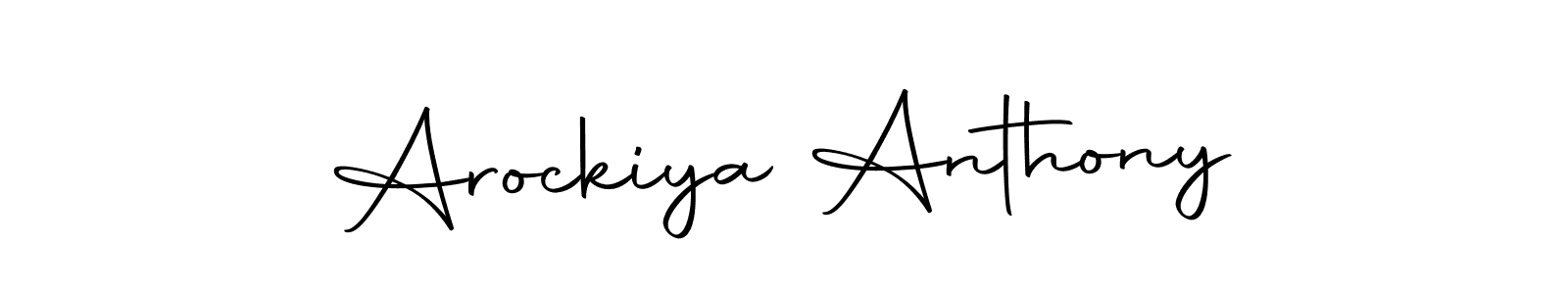 Make a beautiful signature design for name Arockiya Anthony. Use this online signature maker to create a handwritten signature for free. Arockiya Anthony signature style 10 images and pictures png