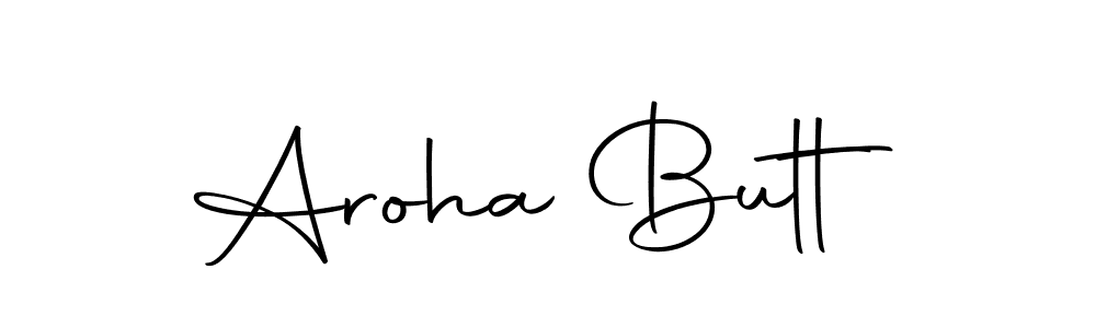 Also we have Aroha Butt name is the best signature style. Create professional handwritten signature collection using Autography-DOLnW autograph style. Aroha Butt signature style 10 images and pictures png