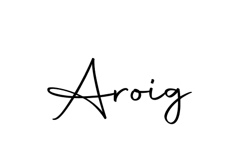 The best way (Autography-DOLnW) to make a short signature is to pick only two or three words in your name. The name Aroig include a total of six letters. For converting this name. Aroig signature style 10 images and pictures png