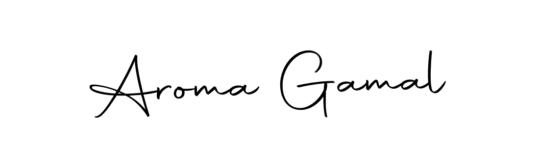 You should practise on your own different ways (Autography-DOLnW) to write your name (Aroma Gamal) in signature. don't let someone else do it for you. Aroma Gamal signature style 10 images and pictures png