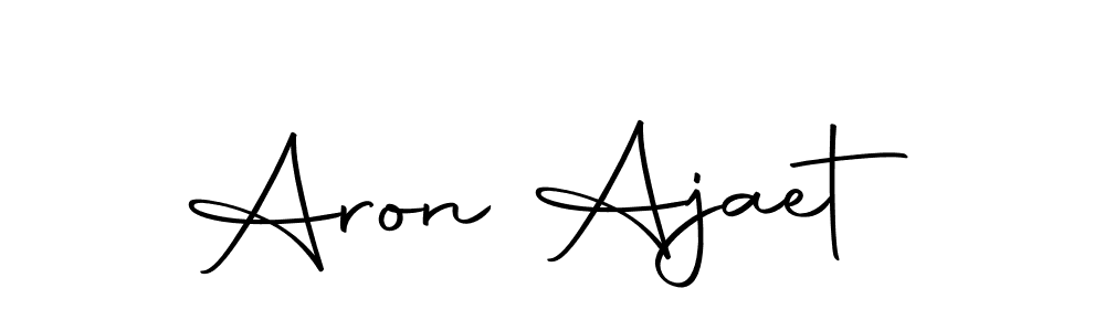 Similarly Autography-DOLnW is the best handwritten signature design. Signature creator online .You can use it as an online autograph creator for name Aron Ajaet. Aron Ajaet signature style 10 images and pictures png