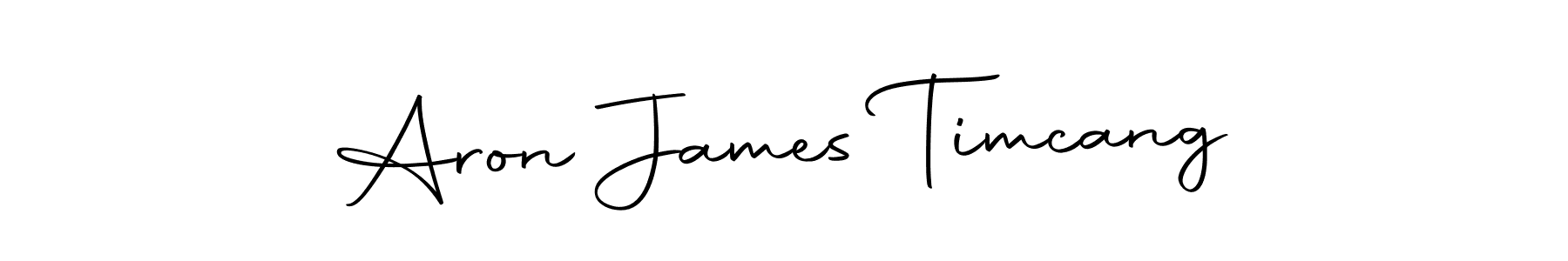 Here are the top 10 professional signature styles for the name Aron James Timcang. These are the best autograph styles you can use for your name. Aron James Timcang signature style 10 images and pictures png