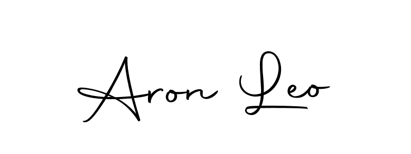 Similarly Autography-DOLnW is the best handwritten signature design. Signature creator online .You can use it as an online autograph creator for name Aron Leo. Aron Leo signature style 10 images and pictures png