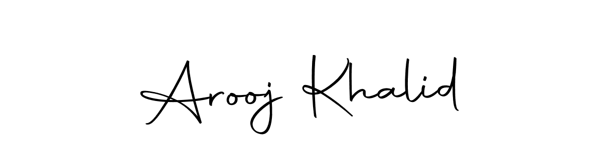 Make a short Arooj Khalid signature style. Manage your documents anywhere anytime using Autography-DOLnW. Create and add eSignatures, submit forms, share and send files easily. Arooj Khalid signature style 10 images and pictures png