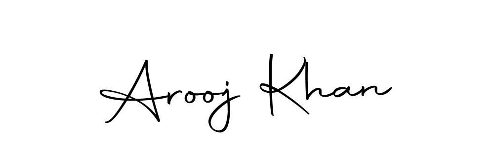 Make a beautiful signature design for name Arooj Khan. With this signature (Autography-DOLnW) style, you can create a handwritten signature for free. Arooj Khan signature style 10 images and pictures png