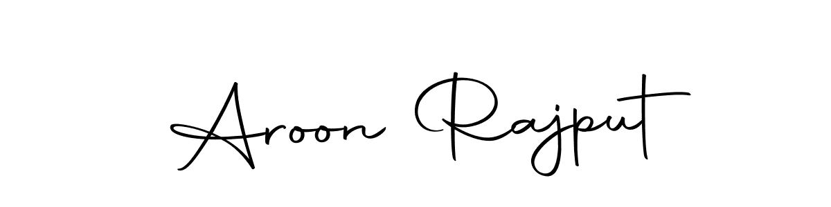Also we have Aroon Rajput name is the best signature style. Create professional handwritten signature collection using Autography-DOLnW autograph style. Aroon Rajput signature style 10 images and pictures png