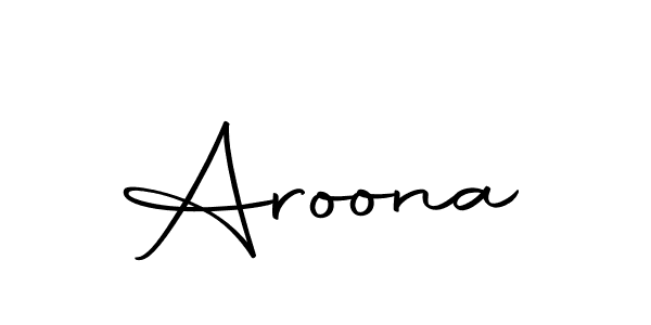 Here are the top 10 professional signature styles for the name Aroona. These are the best autograph styles you can use for your name. Aroona signature style 10 images and pictures png