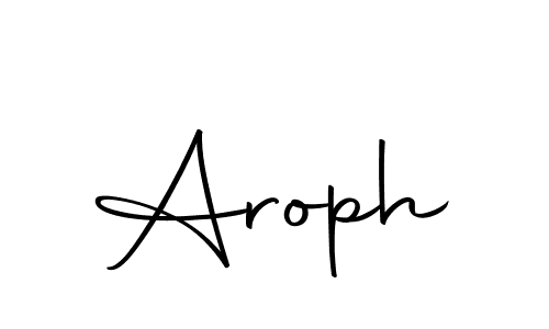 Aroph stylish signature style. Best Handwritten Sign (Autography-DOLnW) for my name. Handwritten Signature Collection Ideas for my name Aroph. Aroph signature style 10 images and pictures png