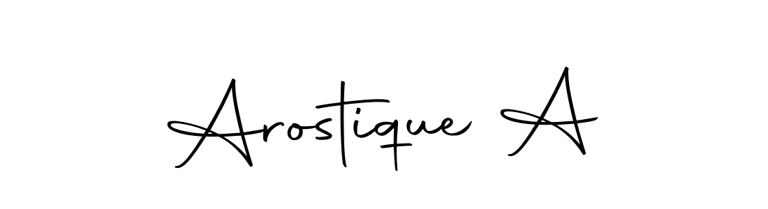 Here are the top 10 professional signature styles for the name Arostique A. These are the best autograph styles you can use for your name. Arostique A signature style 10 images and pictures png