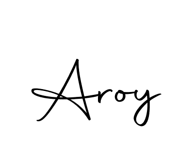 How to make Aroy name signature. Use Autography-DOLnW style for creating short signs online. This is the latest handwritten sign. Aroy signature style 10 images and pictures png