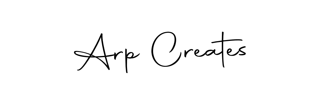 Use a signature maker to create a handwritten signature online. With this signature software, you can design (Autography-DOLnW) your own signature for name Arp Creates. Arp Creates signature style 10 images and pictures png