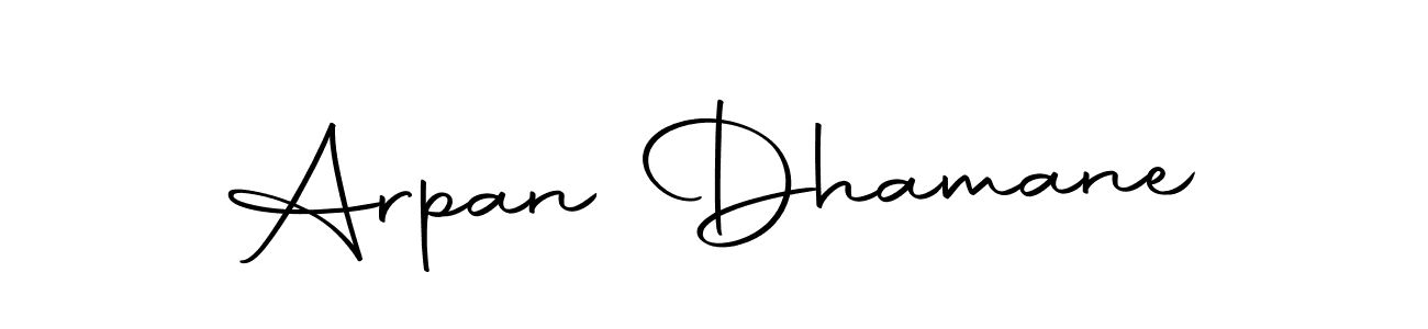 Arpan Dhamane stylish signature style. Best Handwritten Sign (Autography-DOLnW) for my name. Handwritten Signature Collection Ideas for my name Arpan Dhamane. Arpan Dhamane signature style 10 images and pictures png
