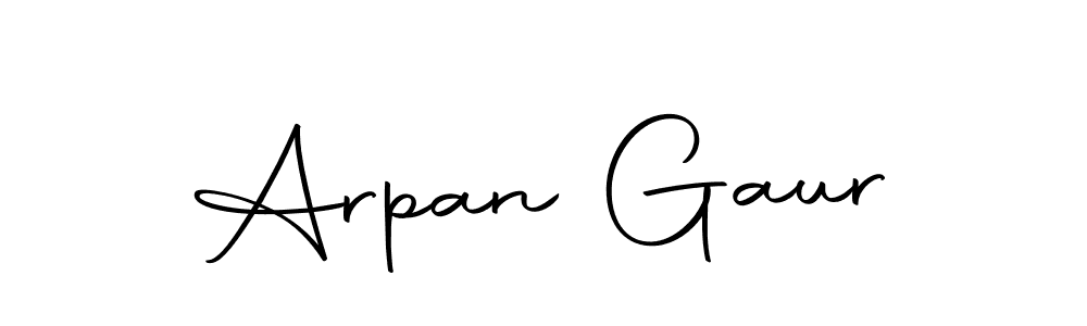 You should practise on your own different ways (Autography-DOLnW) to write your name (Arpan Gaur) in signature. don't let someone else do it for you. Arpan Gaur signature style 10 images and pictures png