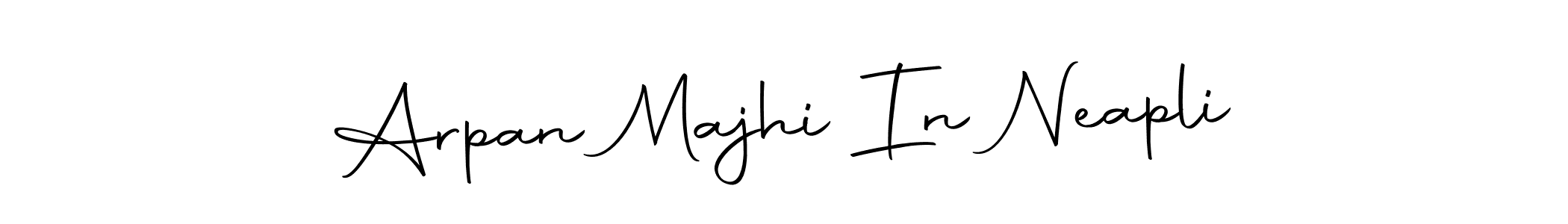 Make a beautiful signature design for name Arpan Majhi In Neapli. With this signature (Autography-DOLnW) style, you can create a handwritten signature for free. Arpan Majhi In Neapli signature style 10 images and pictures png