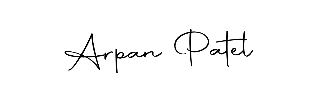 Make a beautiful signature design for name Arpan Patel. With this signature (Autography-DOLnW) style, you can create a handwritten signature for free. Arpan Patel signature style 10 images and pictures png