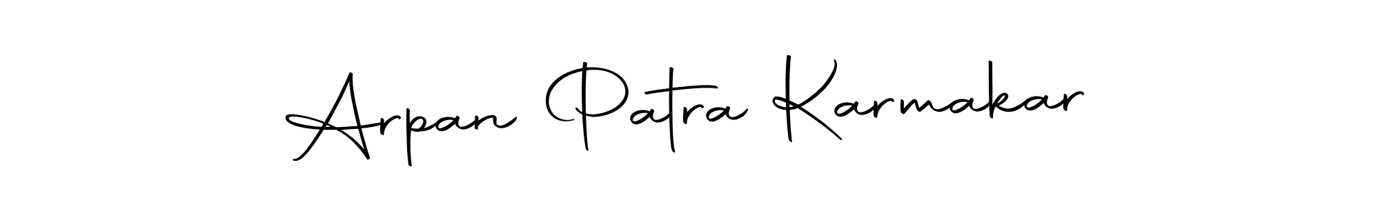 if you are searching for the best signature style for your name Arpan Patra Karmakar. so please give up your signature search. here we have designed multiple signature styles  using Autography-DOLnW. Arpan Patra Karmakar signature style 10 images and pictures png