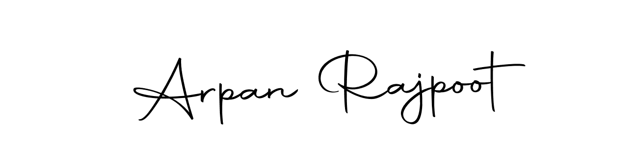 if you are searching for the best signature style for your name Arpan Rajpoot. so please give up your signature search. here we have designed multiple signature styles  using Autography-DOLnW. Arpan Rajpoot signature style 10 images and pictures png