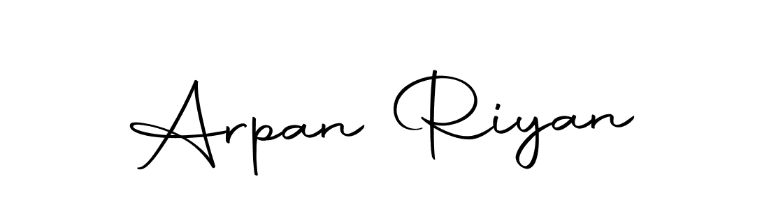 The best way (Autography-DOLnW) to make a short signature is to pick only two or three words in your name. The name Arpan Riyan include a total of six letters. For converting this name. Arpan Riyan signature style 10 images and pictures png