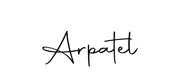 Arpatel stylish signature style. Best Handwritten Sign (Autography-DOLnW) for my name. Handwritten Signature Collection Ideas for my name Arpatel. Arpatel signature style 10 images and pictures png