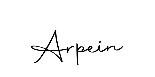 Make a beautiful signature design for name Arpein. With this signature (Autography-DOLnW) style, you can create a handwritten signature for free. Arpein signature style 10 images and pictures png