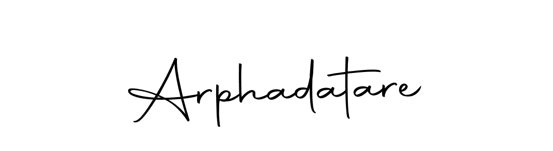 You can use this online signature creator to create a handwritten signature for the name Arphadatare. This is the best online autograph maker. Arphadatare signature style 10 images and pictures png