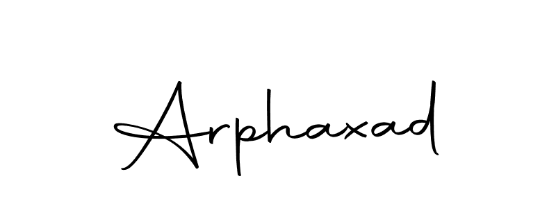 Design your own signature with our free online signature maker. With this signature software, you can create a handwritten (Autography-DOLnW) signature for name Arphaxad. Arphaxad signature style 10 images and pictures png