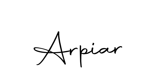 Create a beautiful signature design for name Arpiar. With this signature (Autography-DOLnW) fonts, you can make a handwritten signature for free. Arpiar signature style 10 images and pictures png