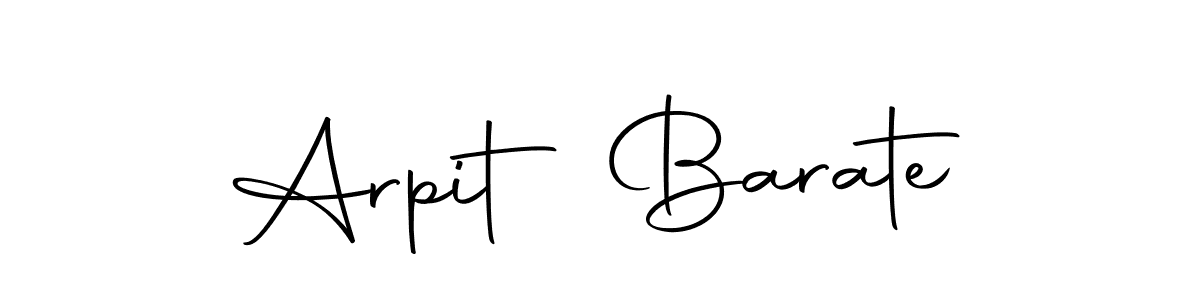Design your own signature with our free online signature maker. With this signature software, you can create a handwritten (Autography-DOLnW) signature for name Arpit Barate. Arpit Barate signature style 10 images and pictures png
