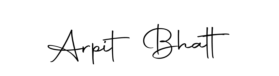 Use a signature maker to create a handwritten signature online. With this signature software, you can design (Autography-DOLnW) your own signature for name Arpit Bhatt. Arpit Bhatt signature style 10 images and pictures png