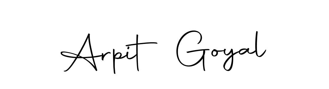 Also we have Arpit Goyal name is the best signature style. Create professional handwritten signature collection using Autography-DOLnW autograph style. Arpit Goyal signature style 10 images and pictures png