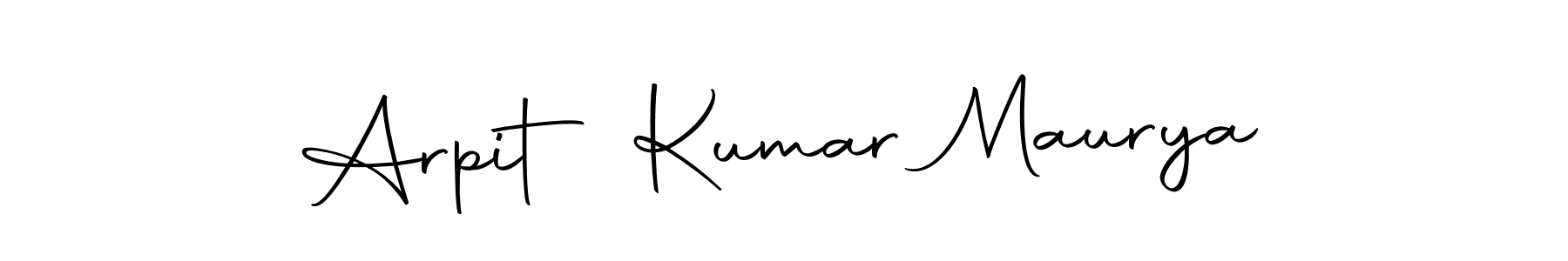 The best way (Autography-DOLnW) to make a short signature is to pick only two or three words in your name. The name Arpit Kumar Maurya include a total of six letters. For converting this name. Arpit Kumar Maurya signature style 10 images and pictures png