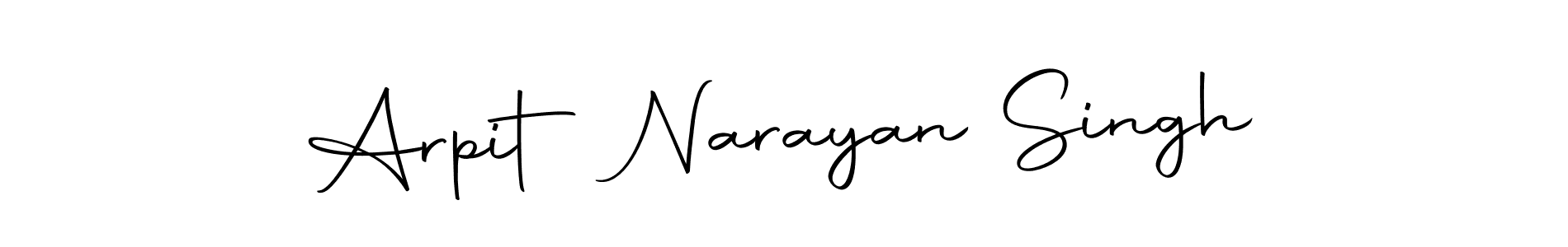 Create a beautiful signature design for name Arpit Narayan Singh. With this signature (Autography-DOLnW) fonts, you can make a handwritten signature for free. Arpit Narayan Singh signature style 10 images and pictures png