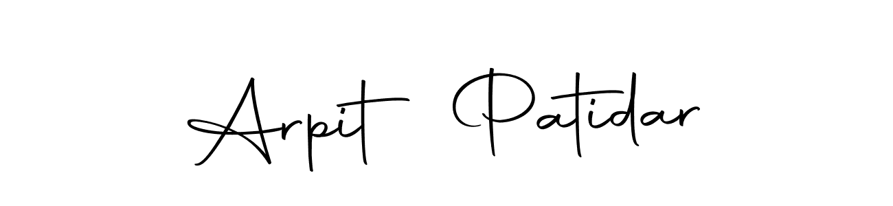 Create a beautiful signature design for name Arpit Patidar. With this signature (Autography-DOLnW) fonts, you can make a handwritten signature for free. Arpit Patidar signature style 10 images and pictures png