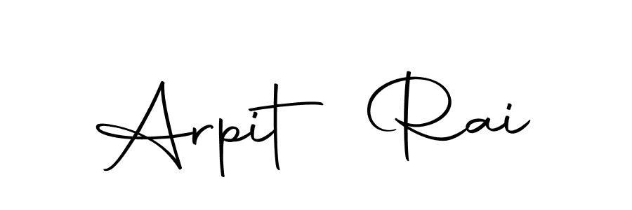 Design your own signature with our free online signature maker. With this signature software, you can create a handwritten (Autography-DOLnW) signature for name Arpit Rai. Arpit Rai signature style 10 images and pictures png