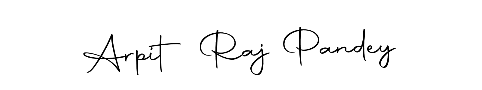 Create a beautiful signature design for name Arpit Raj Pandey. With this signature (Autography-DOLnW) fonts, you can make a handwritten signature for free. Arpit Raj Pandey signature style 10 images and pictures png