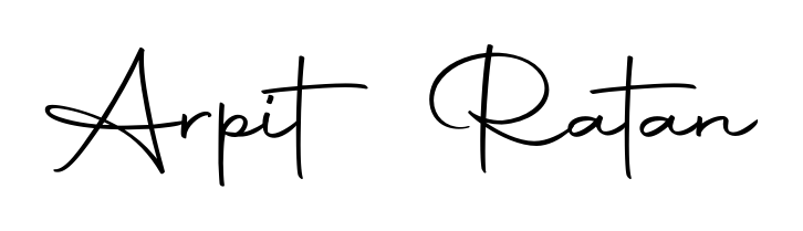 You can use this online signature creator to create a handwritten signature for the name Arpit Ratan. This is the best online autograph maker. Arpit Ratan signature style 10 images and pictures png