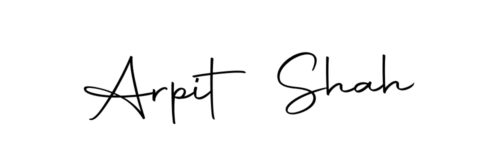 Make a beautiful signature design for name Arpit Shah. Use this online signature maker to create a handwritten signature for free. Arpit Shah signature style 10 images and pictures png
