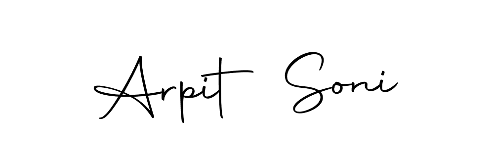 Make a beautiful signature design for name Arpit Soni. Use this online signature maker to create a handwritten signature for free. Arpit Soni signature style 10 images and pictures png