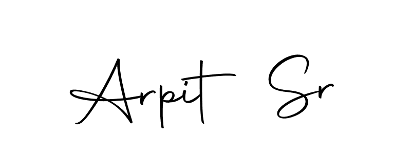Arpit Sr stylish signature style. Best Handwritten Sign (Autography-DOLnW) for my name. Handwritten Signature Collection Ideas for my name Arpit Sr. Arpit Sr signature style 10 images and pictures png