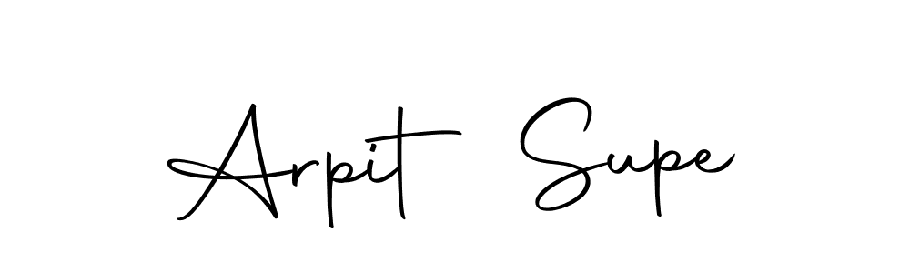 Create a beautiful signature design for name Arpit Supe. With this signature (Autography-DOLnW) fonts, you can make a handwritten signature for free. Arpit Supe signature style 10 images and pictures png