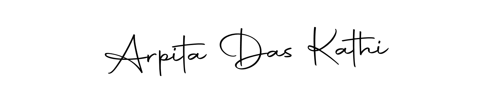 The best way (Autography-DOLnW) to make a short signature is to pick only two or three words in your name. The name Arpita Das Kathi include a total of six letters. For converting this name. Arpita Das Kathi signature style 10 images and pictures png