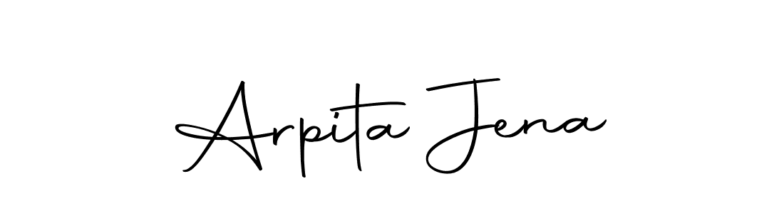 Arpita Jena stylish signature style. Best Handwritten Sign (Autography-DOLnW) for my name. Handwritten Signature Collection Ideas for my name Arpita Jena. Arpita Jena signature style 10 images and pictures png